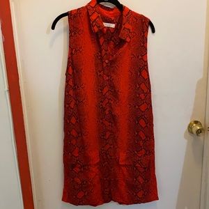 Equipment silk dress